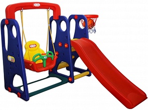 Игровой комплекс + качели с музыкальной панелью (Happy Box, HB_JM-701)